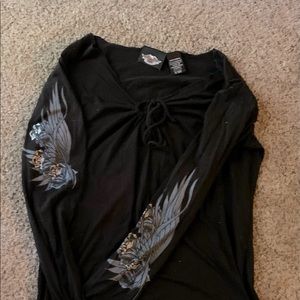 Women's long sleeve Harley Davidson top Suze Large